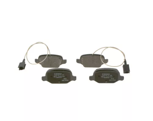 Brake Pad Set, disc brake BOSCH 0 986 494 779)
