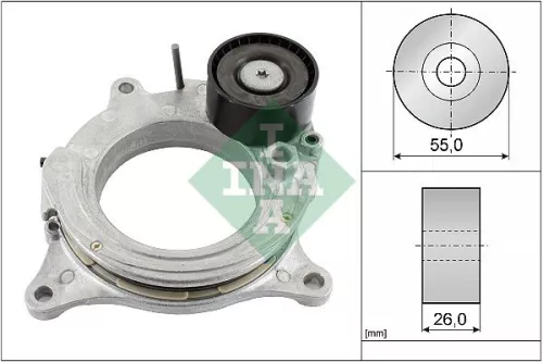 Belt Tensioner, V-ribbed belt Schaeffler INA 534 0692 10)