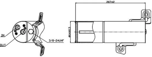 Dryer, air conditioning MAHLE AD 90 000S)