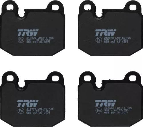 Brake Pad Set, disc brake TRW GDB654)