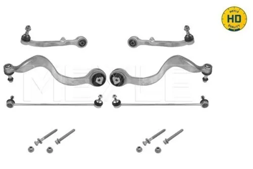 Control/Trailing Arm Kit, wheel suspension MEYLE 316 050 0105/HD)