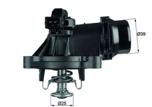 Thermostat, coolant MAHLE TM 18 105)
