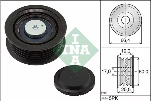 Deflection/Guide Pulley, V-ribbed belt Schaeffler INA 532 0642 10)