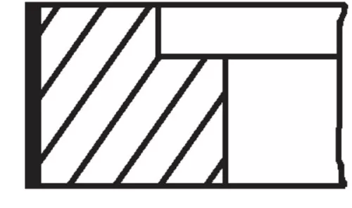 Piston Ring Kit MAHLE 034 74 N2)