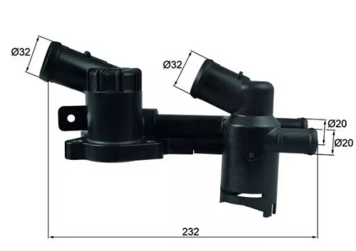 Thermostat, coolant MAHLE TH 52)