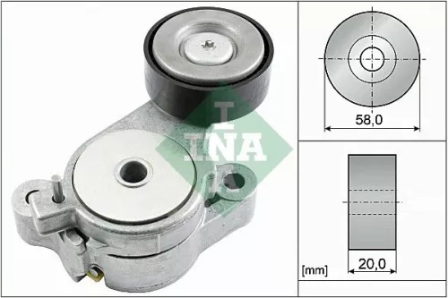 Belt Tensioner, V-ribbed belt Schaeffler INA 534 0396 10)