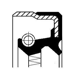 Shaft Seal, differential CORTECO 01029144B)
