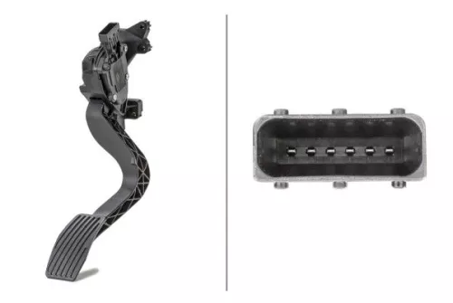 Sensor, accelerator pedal position HELLA 6PV 010 175-731)