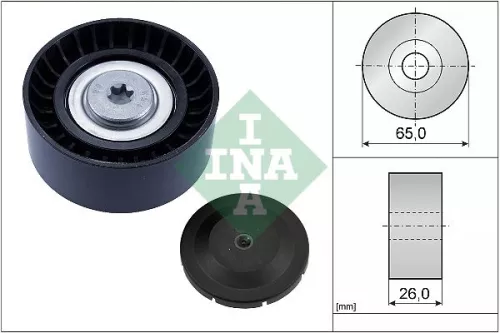 Deflection/Guide Pulley, V-ribbed belt Schaeffler INA 532 0748 10)