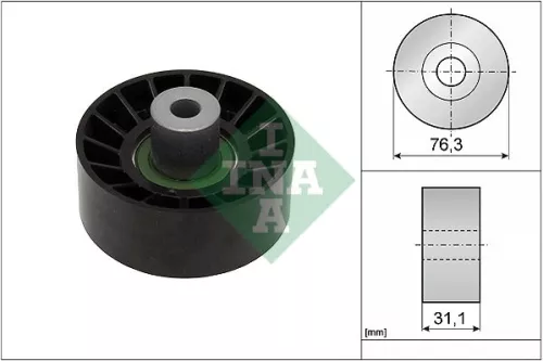 Deflection/Guide Pulley, V-ribbed belt Schaeffler INA 532 0776 10)