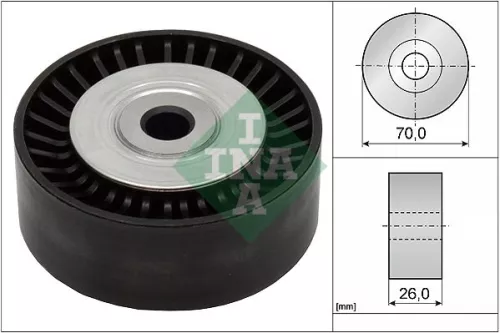 Deflection/Guide Pulley, V-ribbed belt Schaeffler INA 532 0533 10)
