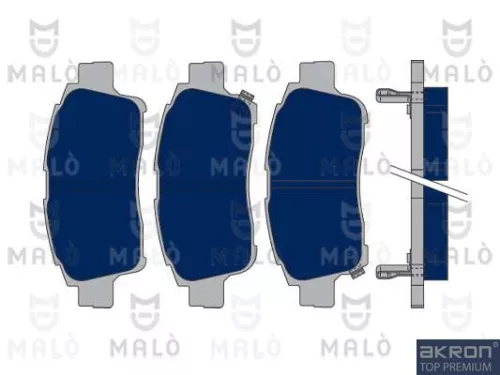 Brake Pad Set, disc brake HANS 1050130)
