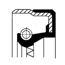 Shaft Seal, differential CORTECO 49364336)