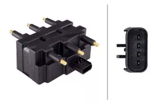 Ignition Coil HELLA 5DA 230 035-741)