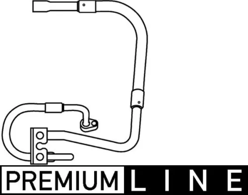 High/Low-pressure Line, air conditioning MAHLE AP 79 000P)