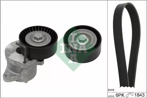 V-ribbed Belt Set Schaeffler INA 529 0350 10)