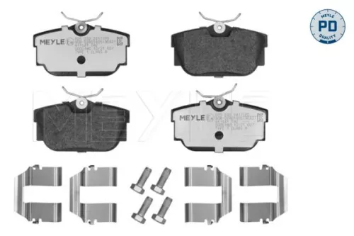 Brake Pad Set, disc brake MEYLE 025 232 2417/PD)
