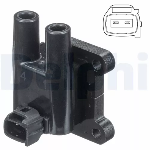 Ignition Coil DELPHI GN10840-12B1)