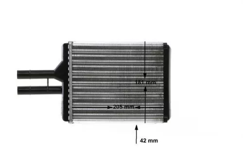 Heat Exchanger, interior heating MAHLE AH 145 000S)