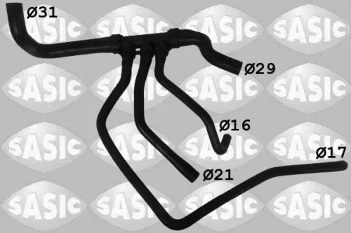 Radiator Hose SASIC SWH4329)