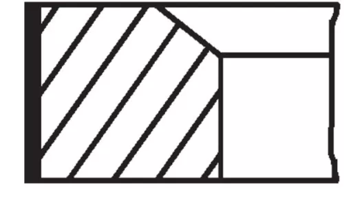 Piston Ring Kit MAHLE 627 29 V0)