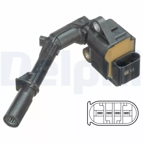 Ignition Coil DELPHI GN10690-12B1)