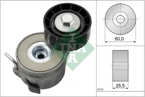 Belt Tensioner, V-ribbed belt Schaeffler INA 534 0400 10)