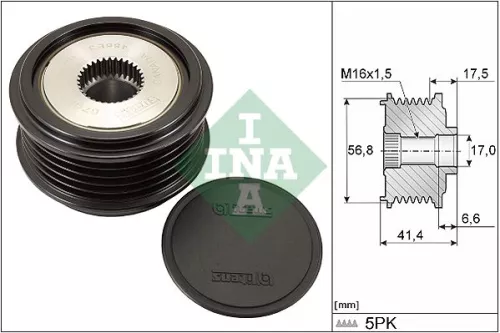 Alternator Freewheel Clutch Schaeffler INA 535 0071 30)