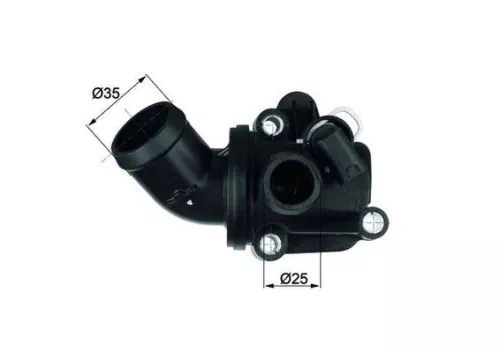 Thermostat, coolant MAHLE TH 3 87)