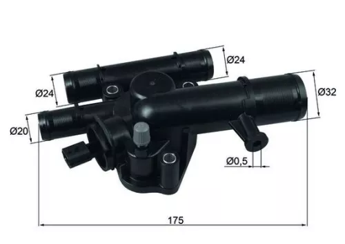 Thermostat, coolant MAHLE TI 243 89)