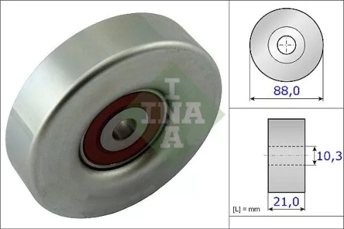 Deflection/Guide Pulley, V-ribbed belt Schaeffler INA 532 0618 10)