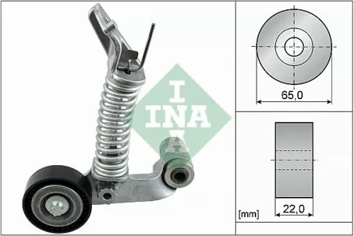 Belt Tensioner, V-ribbed belt Schaeffler INA 534 0574 10)