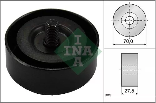 Deflection/Guide Pulley, V-ribbed belt Schaeffler INA 532 0606 10)