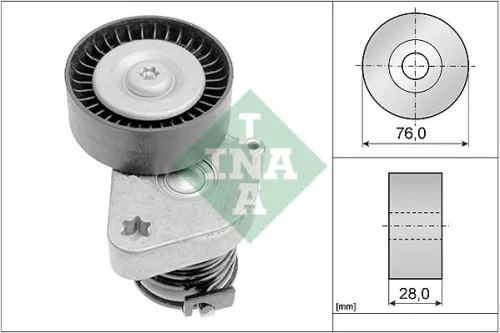 Belt Tensioner, V-ribbed belt Schaeffler INA 534 0081 30)