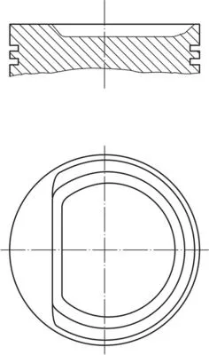 Piston MAHLE 030 71 01)