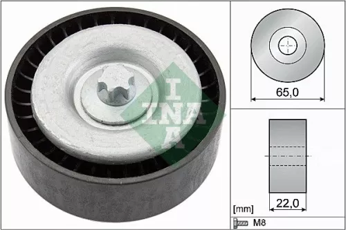 Deflection/Guide Pulley, V-ribbed belt Schaeffler INA 532 0667 10)