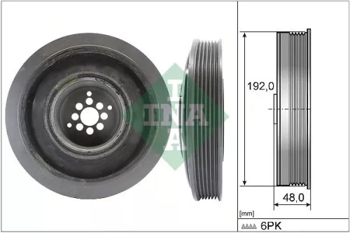 Belt Pulley, crankshaft Schaeffler INA 544 0102 10)