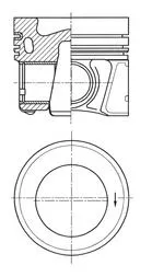 Piston KOLBENSCHMIDT 41661600)