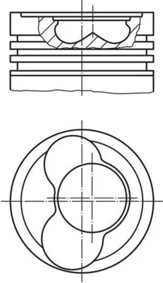 Piston MAHLE 030 58 02)