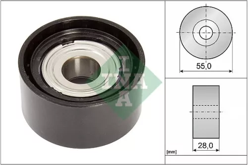 Deflection/Guide Pulley, V-ribbed belt Schaeffler INA 532 0853 10)