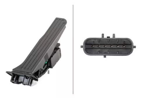 Sensor, accelerator pedal position HELLA 6PV 010 946-011)