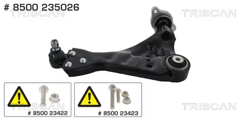 Control/Trailing Arm, wheel suspension TRISCAN 8500 235026)
