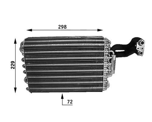 Evaporator, air conditioning MAHLE AE 31 000S)
