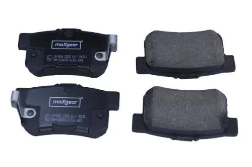 Brake Pad Set, disc brake MAXGEAR 19-3669)