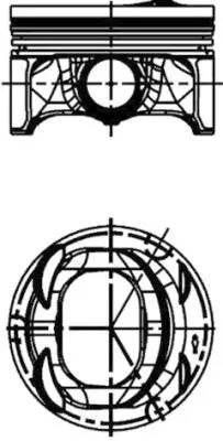 Piston KOLBENSCHMIDT 40846620)