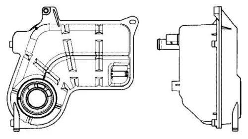 Expansion Tank, coolant MAHLE CRT 26 000S)