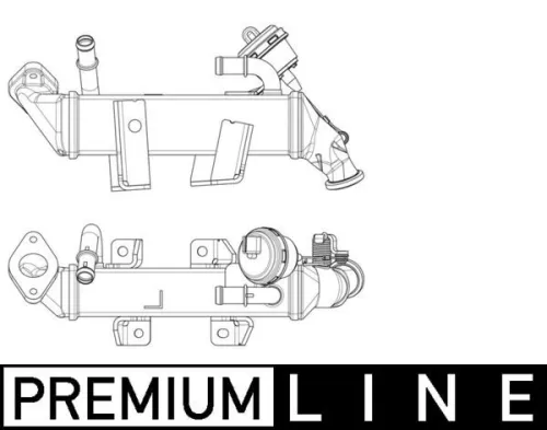 Cooler, exhaust gas recirculation MAHLE CE 19 000P)