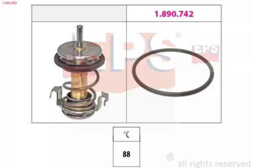 Thermostat, coolant EPS 1.880.990)