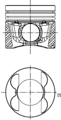Piston KOLBENSCHMIDT 41714630)