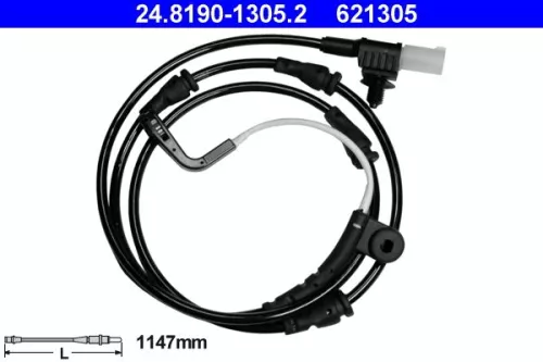 Warning Contact, brake pad wear ATE 24.8190-1305.2)